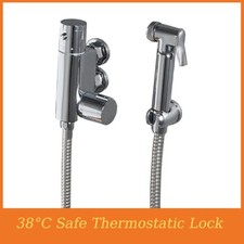 Thermostatic Toilet Douche Bidet Spray Kit for Muslim Shower Stainless Steel