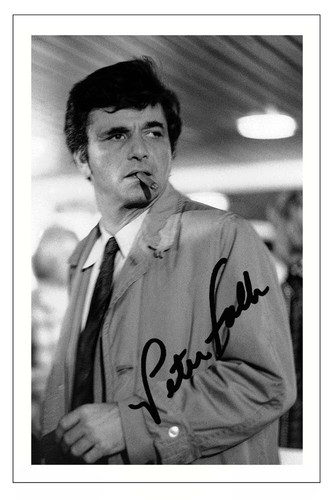 Peter falk signed - falk, print