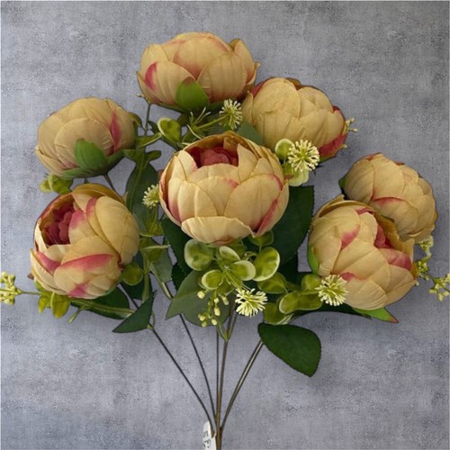 Silk peony bouquet - silk,