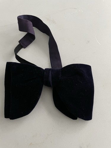 Vintage bow tie dark blue - vintage,