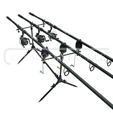 Complete Carp 3 12ft Rod Set Up/Reels/Line/Pod/Alarms Fishing Tackle/Accessories