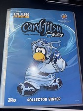 Disney Club Penguin Card Jitsu Water Binder With Deck 1+2  ALMOST-COMPLETE