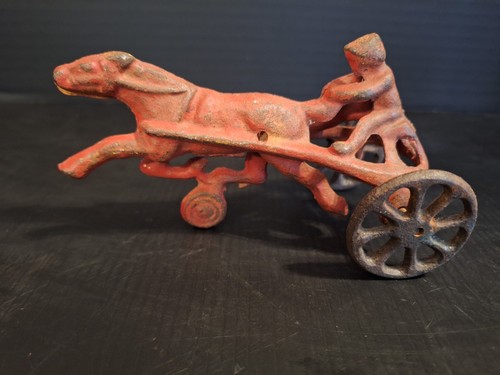Early cast iron sulky - cast,