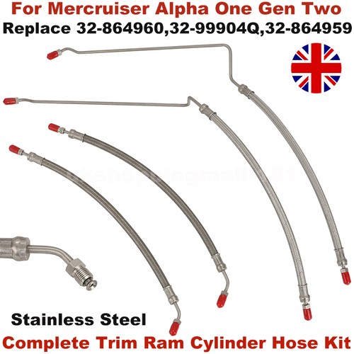Trim ram cylinder - cylinder, hose