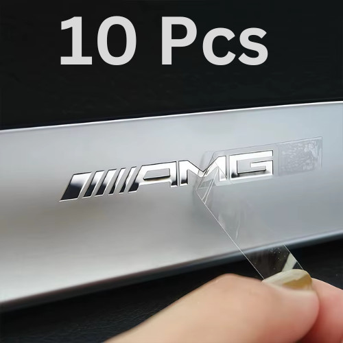 10pcs amg badge emblems - badge, 3d