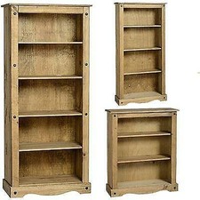 Corona Bookcase Solid Pine