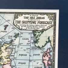 Colour Shipping Forecast Map