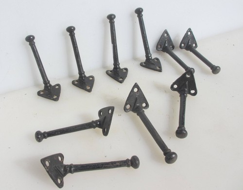 Victorian iron coat hook hat - victorian,