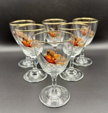 Vintage Set Of 6 Pheasants