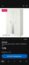 Ikea BRIMNES Wardrobe with 3