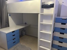 Cabin Bed with Desk and