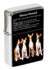 Ibizan Hound Flip Top Lighter
