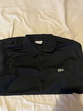 Black Lacoste Polo Shirt Brand