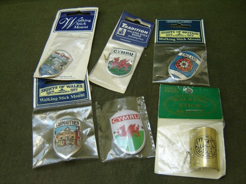 Walking stick mounts - mounts, badges