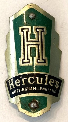 Vintage hercules bicycle badge - hercules,