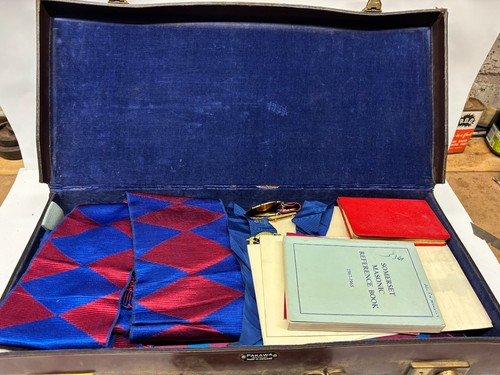 Leather case masonic - leather,