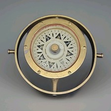 Rare Vintage Sestrel England Nautical Gimbal Compass Solid Brass (missing box)
