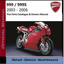 Ducati 999 / 999S Superbike Workshop Service Repair Manual 2003 - 2006 on USB