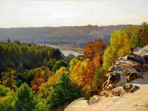 Autumn the mountains tile - the,