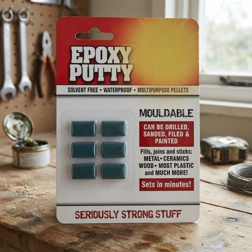 Fast curing epoxy putty - fast, 6