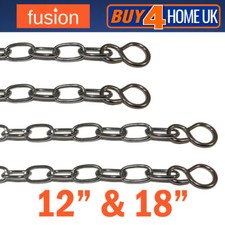 Link Plug Chain - Chrome Metal