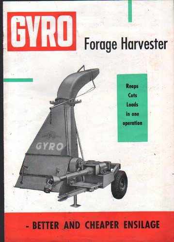 Gyro forage harvester brochure - harvester,