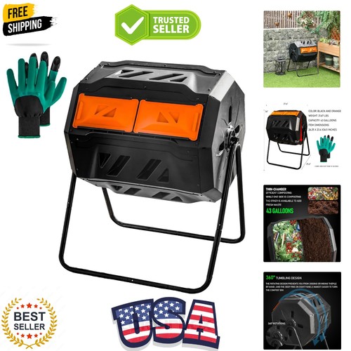 Compost bin outdoor gallon - 43,