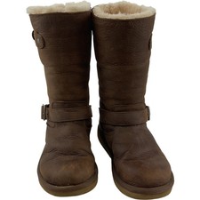UGG Brown Pull On Leather