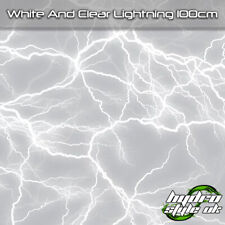 ROLLED - WHITE LIGHTNING - Hydrographics Film Hydro Dipping Transfer Graphic UK