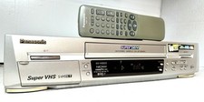 Panasonic NV-HS820B-S HDMI Super VHS Video Cassette Recorder Player 