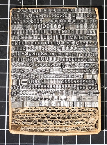 8pt univers part font metal - ,