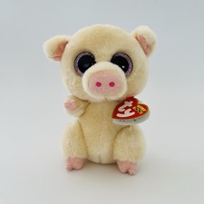 Ty Beanie Boo 2017 Piggley Pig Soft Toy Farm Animal Plush With Tag 6”