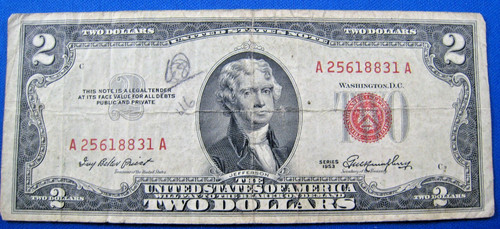 United states note 1934 - united,