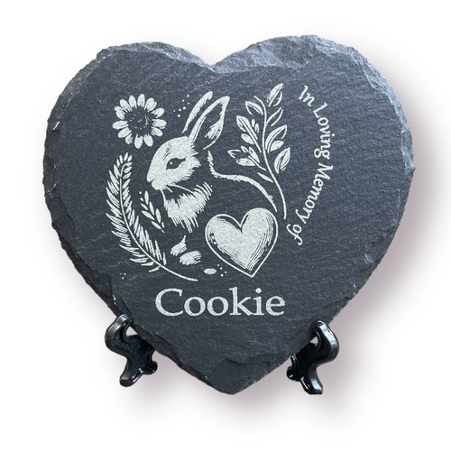 Memorial plaque rabbit - plaque,