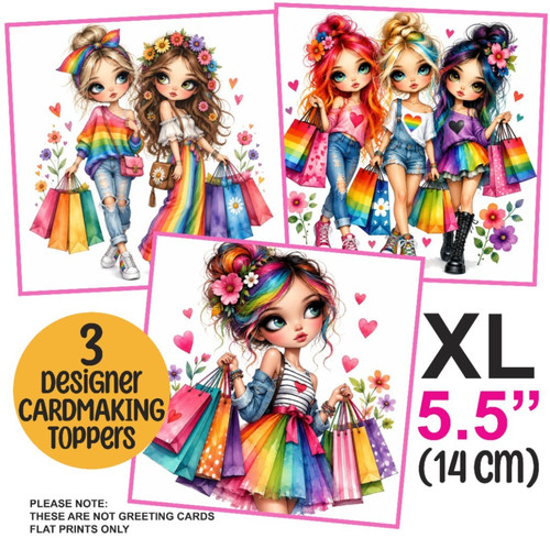 Card toppers for - xl,