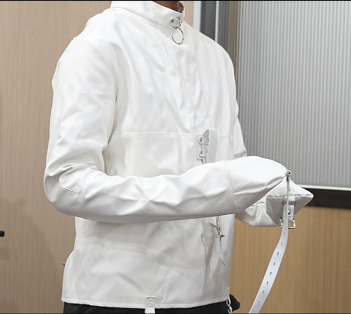Bondage leg arm binder behind - leg/arm,