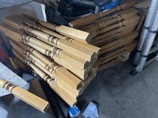 Solid Light Oak Staircase Spindles