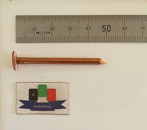 Copper clout nails 50mm - clout,