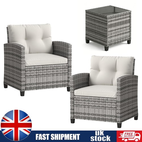 Pieces rattan bistro set - 3,