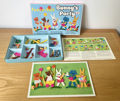 Vintage bunny party fuzzy - vintage,