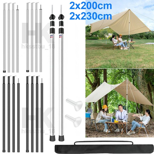 2pcs tarp tent poles - tarp,