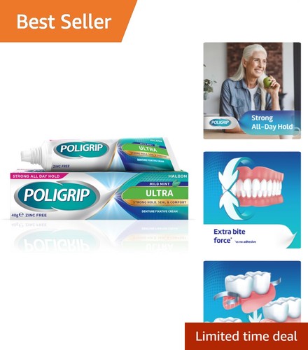 Fresh mint denture adhesive - mint,
