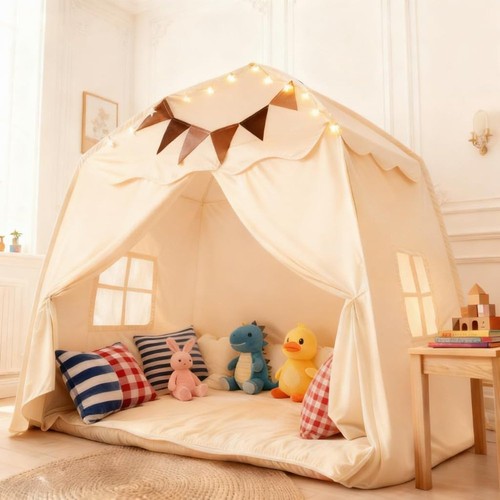 Large play tent kids teepee - large,