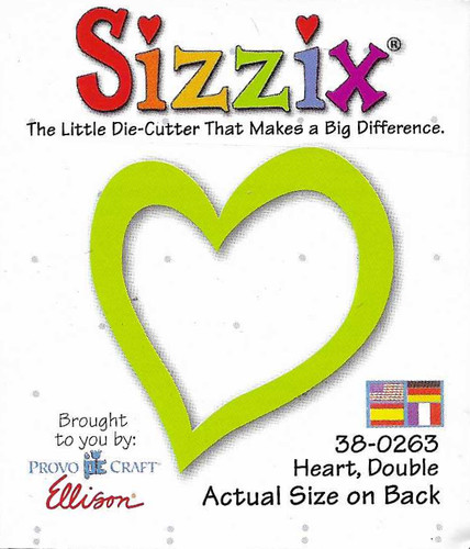 Sizzix originals heart double - sizzix,