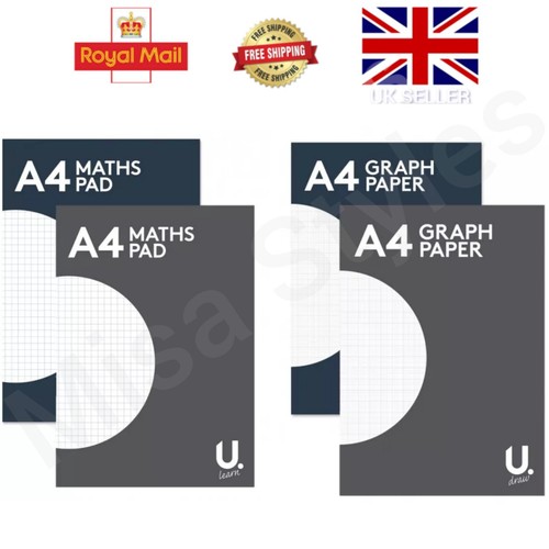 Maths pad squared - a4,