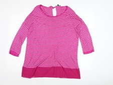 Casamia Women's Pink Striped Tunic, Size M