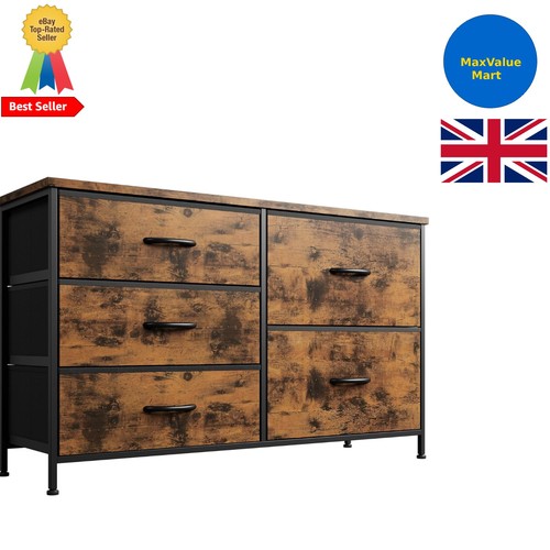Sturdy rustic brown chest - rustic,