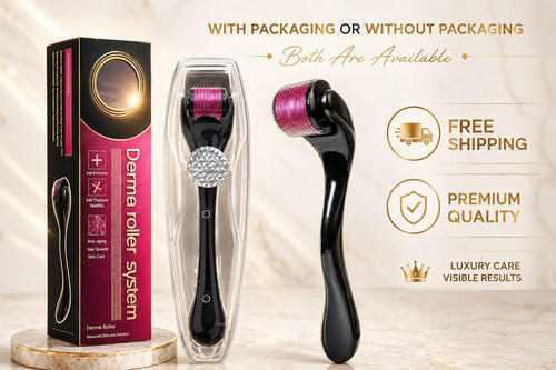 Derma roller titanium 540 gold - derma,