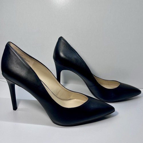 Women black leather high - leather,