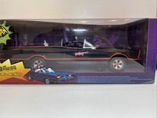Mattel Batman 1966 Batmobile Vehicle DC Comics Large Approx 18” Long. 2013.